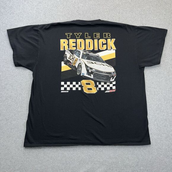 NASCAR Tyler Reddick #8 Racing T-Shirt Men’s 2XL XXL Black Graphic Tee Race - Picture 4 of 6